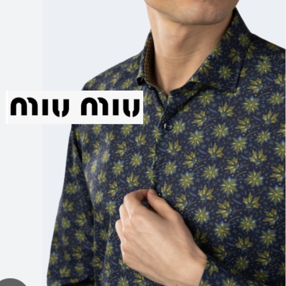 Miu Miu Other - Miu Miu Men’s slim fit Shirt, Sz 16/41 Italy,